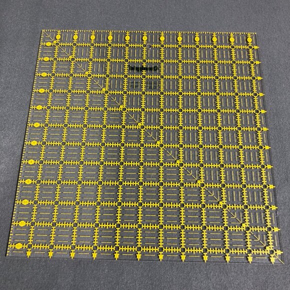 12 1/2"x 12 1/2" Square Omnigrid Quilters Ruler #125 made in USA - Picture 4 of 6